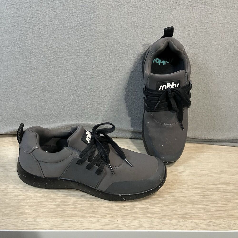 Snibbs Spacecloud 2.0 Gray Black Speckle Work Shoes Womens Size 10 Non Slip